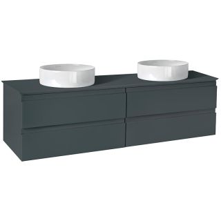 Тумба под раковину Jacob Delafon Madeleine EB2085-J54 120 см со столешницей и светодиодной подсветкой серый матовый